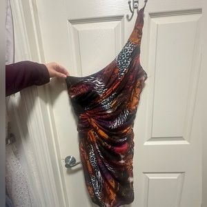 One Strap Cocktail Dress